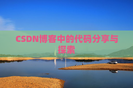 CSDN博客中的代码分享与探索